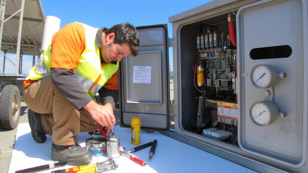 inspect key components regularly