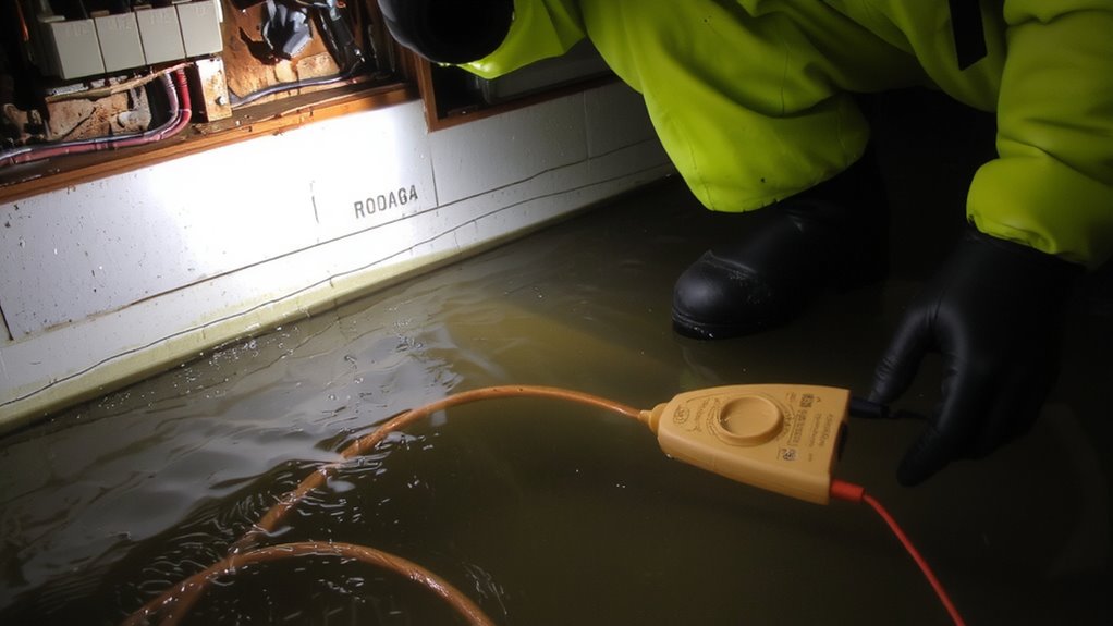 inspect wiring after flooding