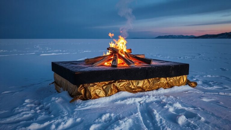 insulated permafrost fire bed
