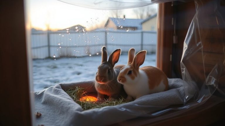 insulated plastic rabbit hutch