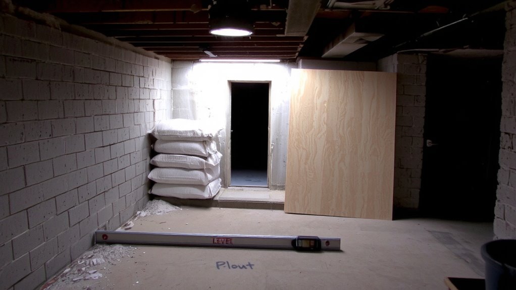 interior lowest floor accessible ventilated