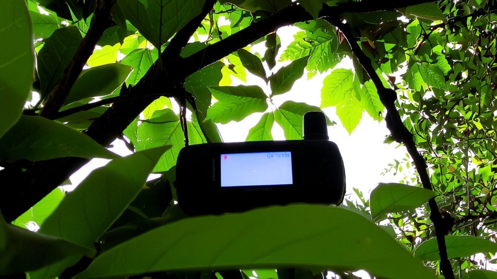 jungle canopy blocks gps signals