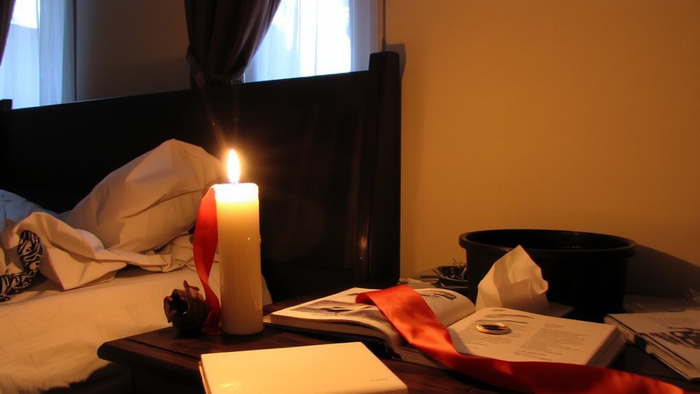 keep candles away from combustibles