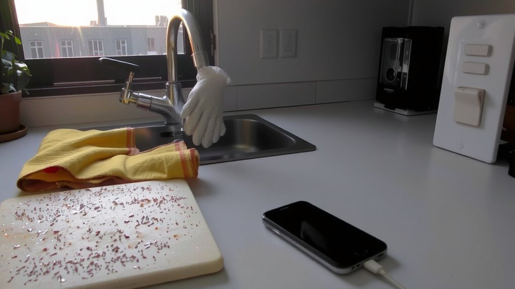 kitchen sponges and pet dander