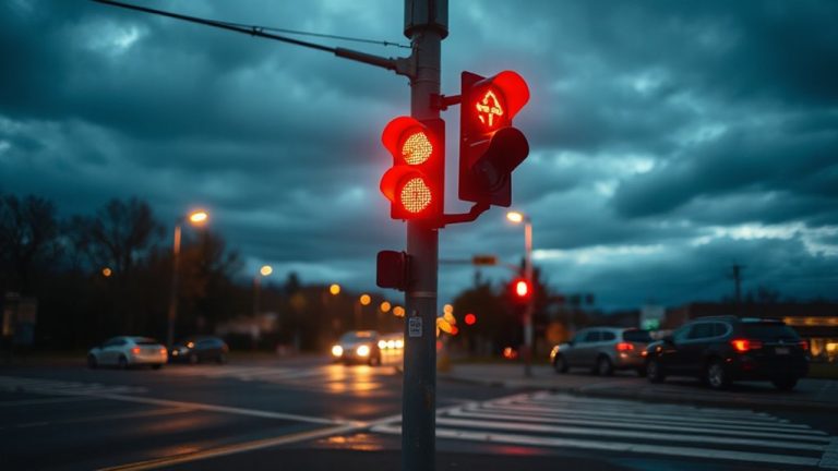 led flashing beacons in siren signaling