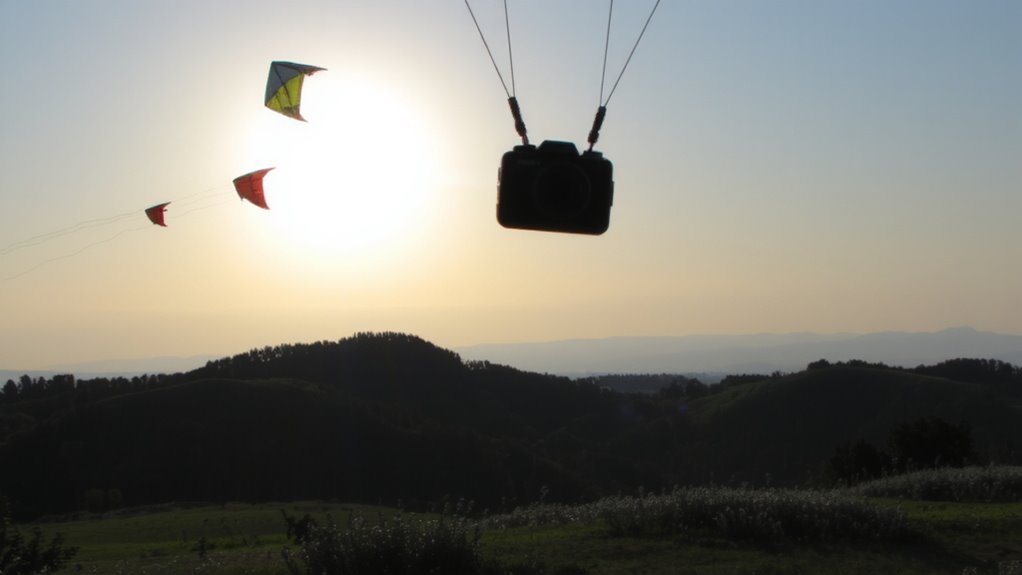 lightweight camera crucial for kite flight