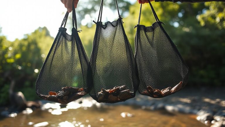 lightweight mesh debris shaking bags