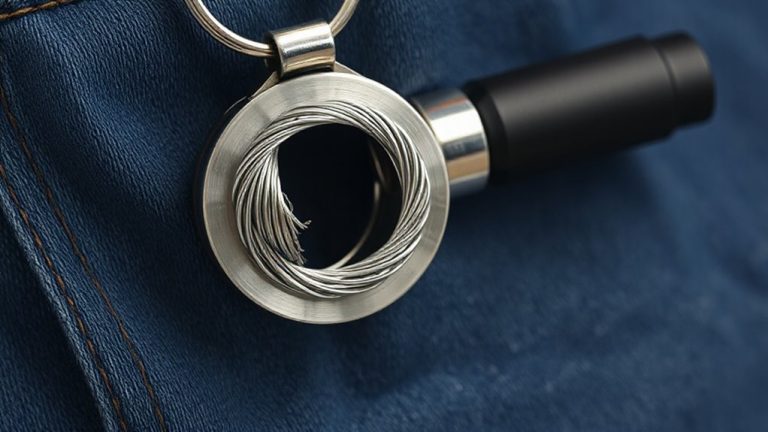 lightweight titanium keychain saw