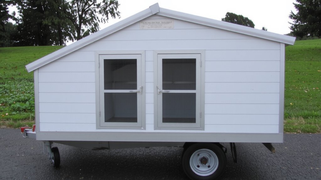 lightweight waterproof coop design
