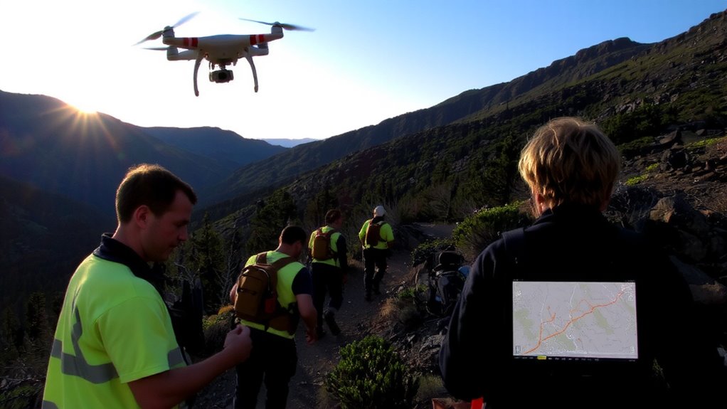 live location sharing for rescue teams