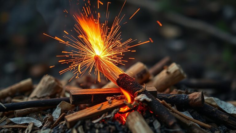 magnesium steel wool fire starting