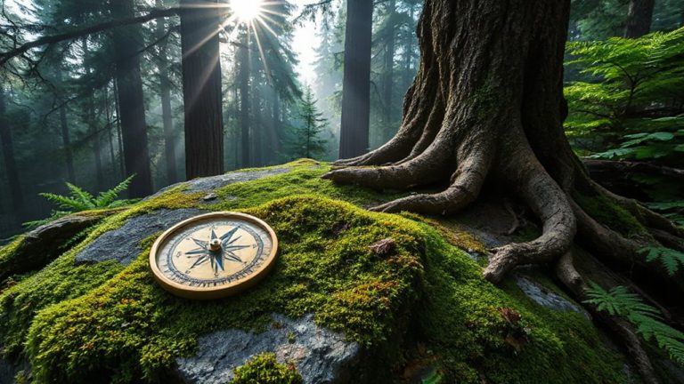 magnetic declination navigation forest