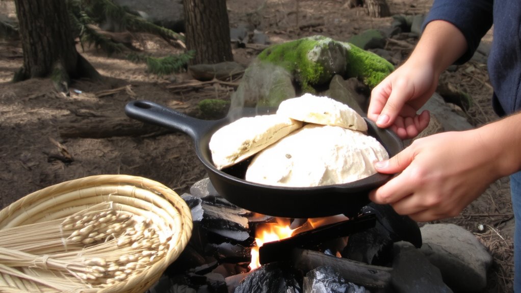 make biscuits with wild flour
