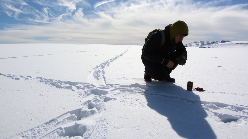 mark waypoints every few hundred meters
