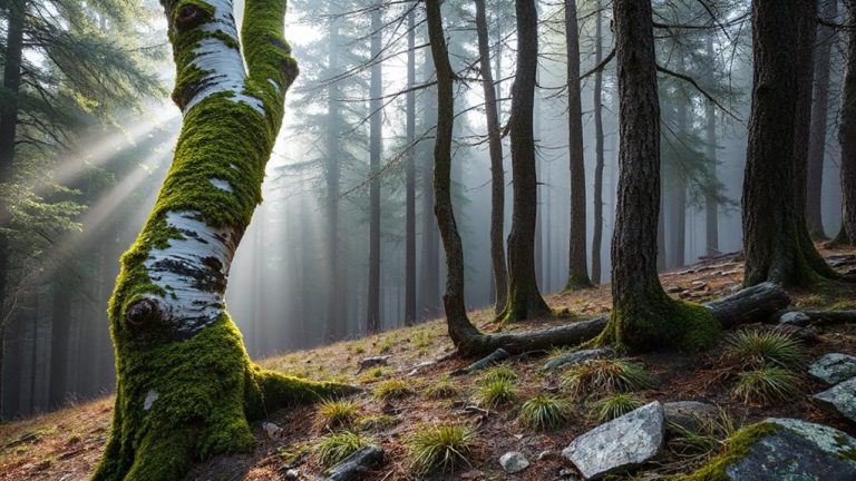 moss and wind indicators