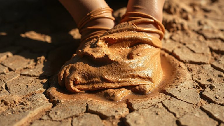 mud wrap for heat exposure