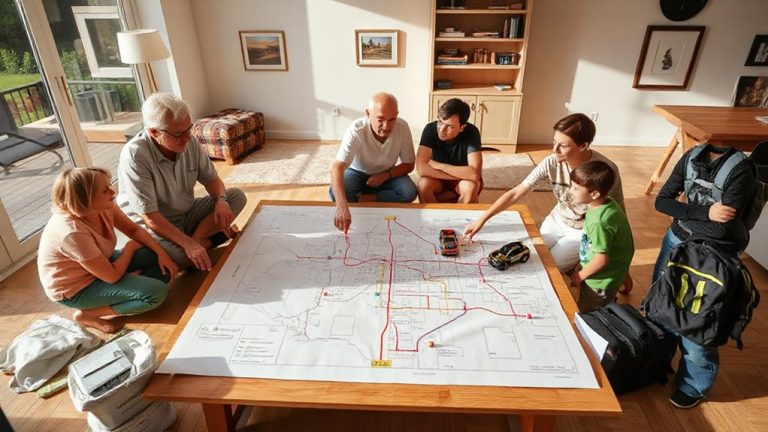 multi home family evacuation planning