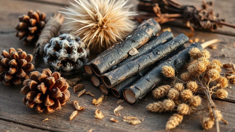 natural fire starters for campfires
