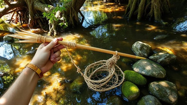 natural materials fishing techniques