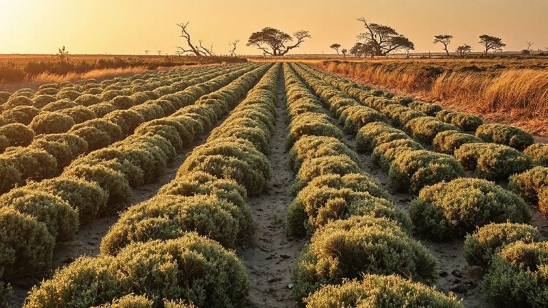 natural windbreaks with local resources