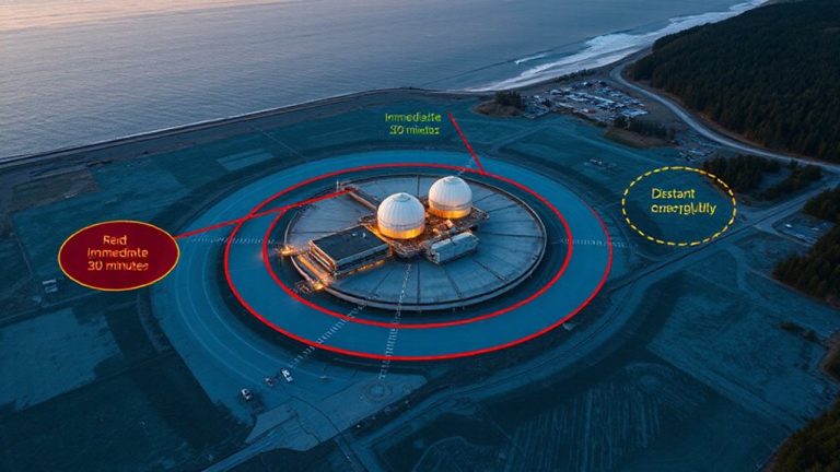 nuclear plant evacuation zones