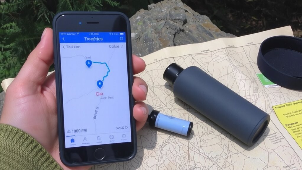 offline water source navigation