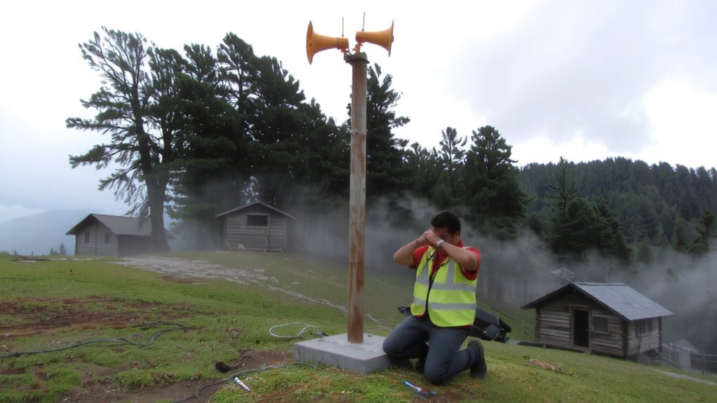outdoor sirens for immediate alerts