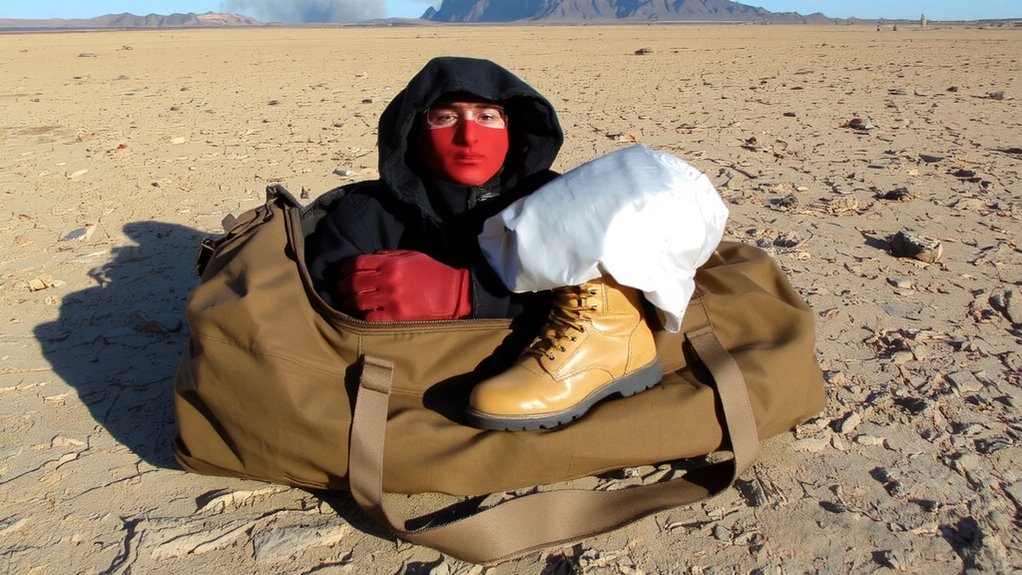 pack fire resistant layers immediately