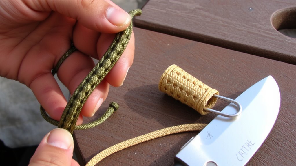 paracord compact multi use survival tool