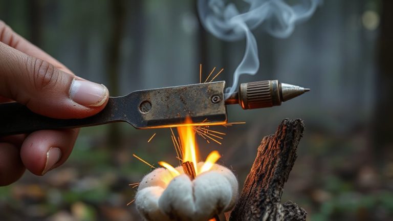 pen cap steel razor fire