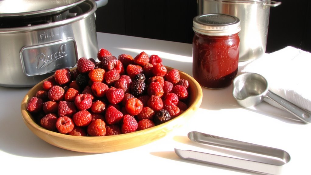 pick peak ripened berries carefully