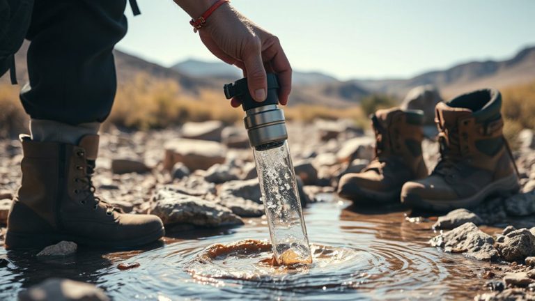 portable filter evacuation hydration