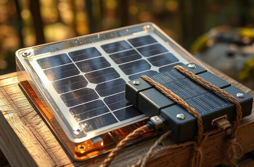 portable solar charger build