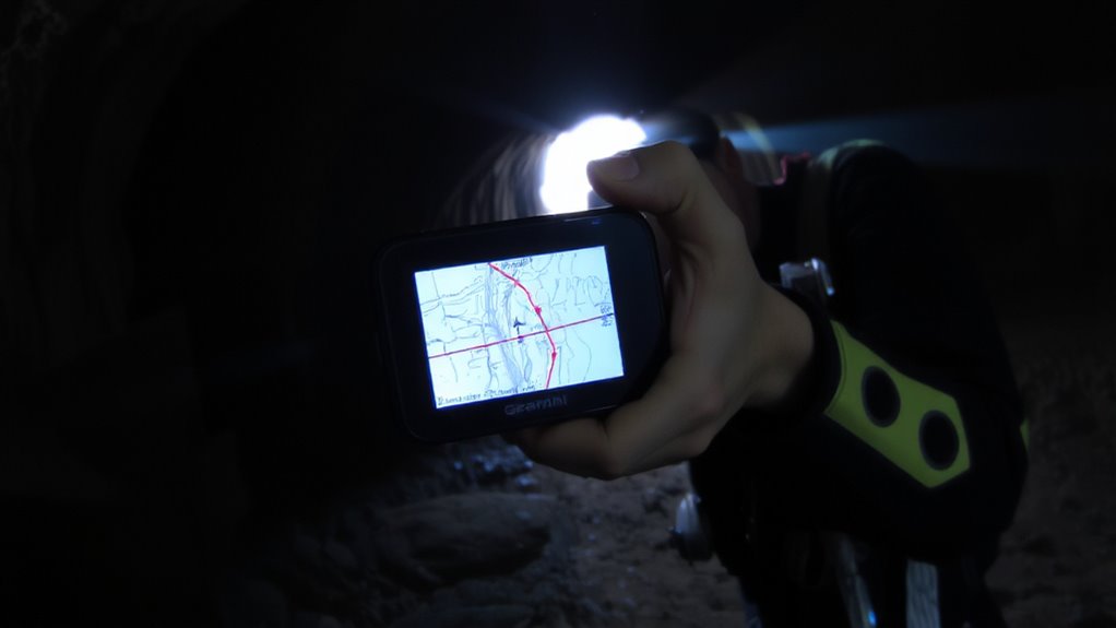 preloaded maps ensure underground navigation