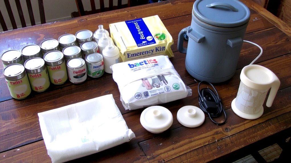 prep bottles without power