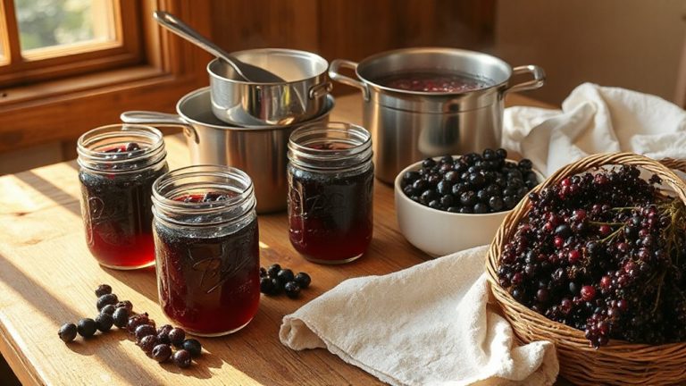 preserve elderberries safely at home