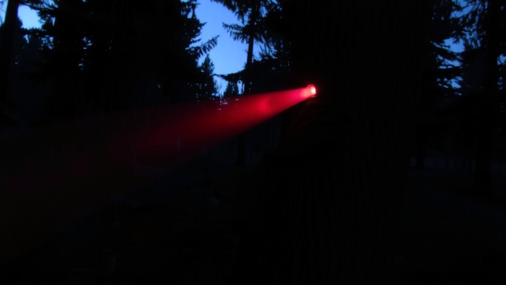 preserve night vision with red light