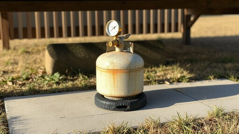 proper propane cylinder storage