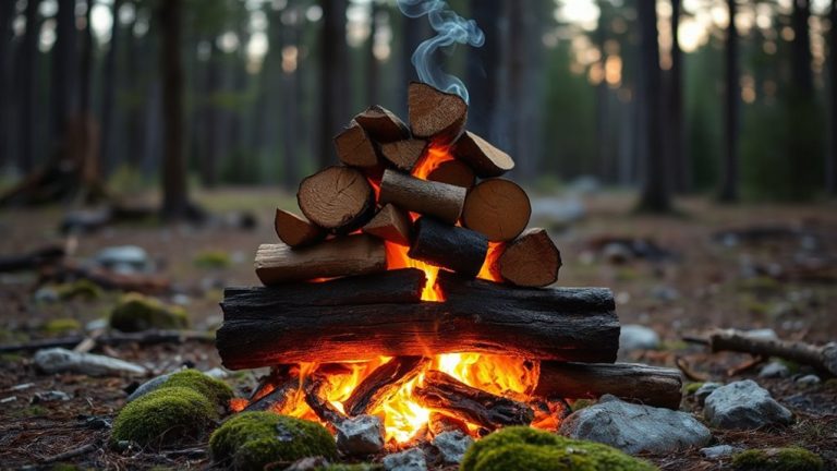 pyramid fire for long burns