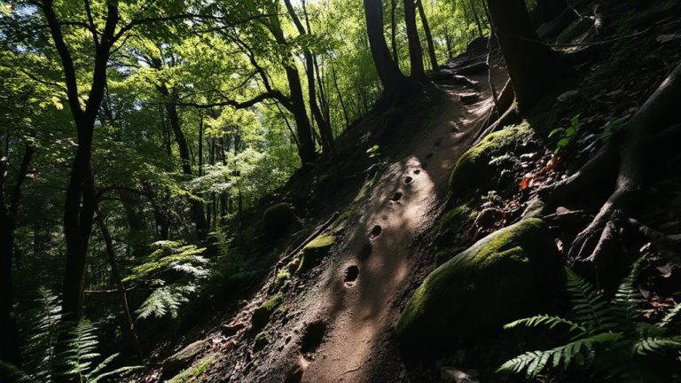 ridge aligned trail tracking