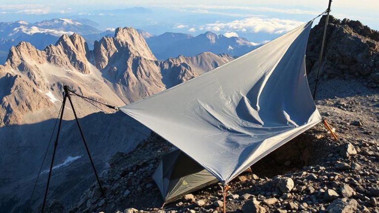 ridge lines for wind protection