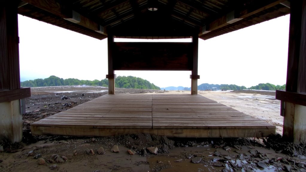 rot resistant materials for flooding