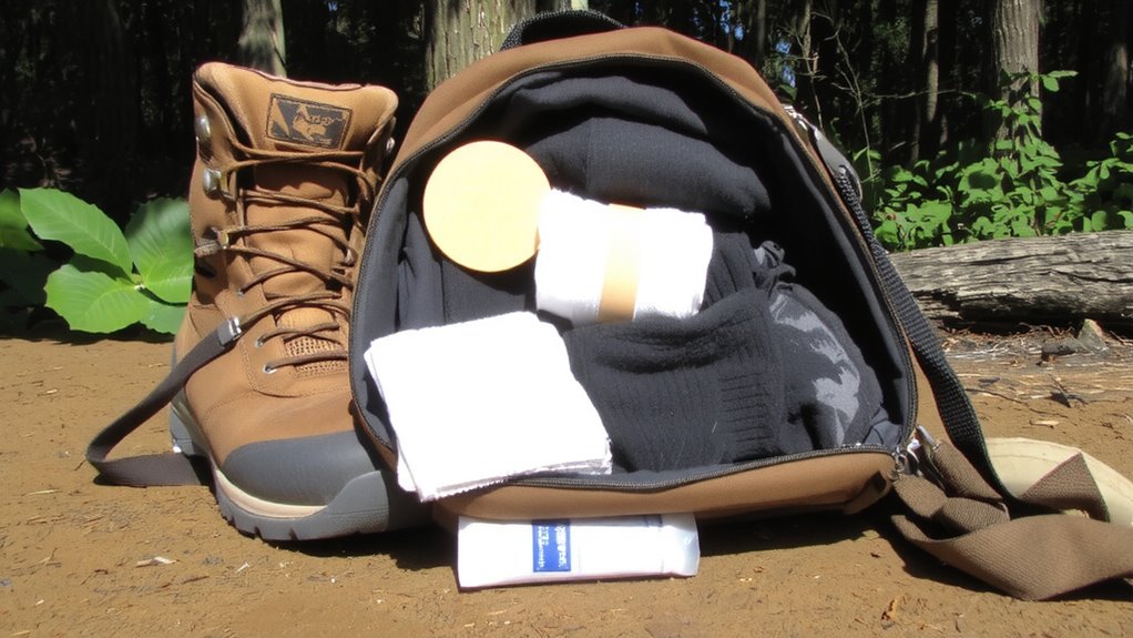 routine prevents blisters during hikes