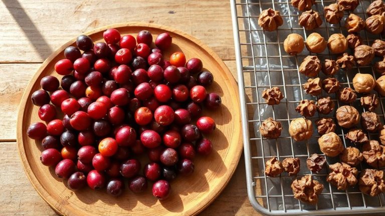 safe dehydration of wild cranberries