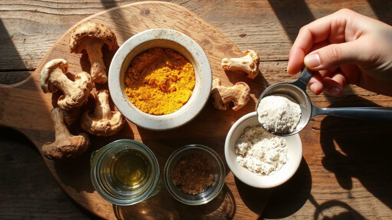 safe wild mushroom powder