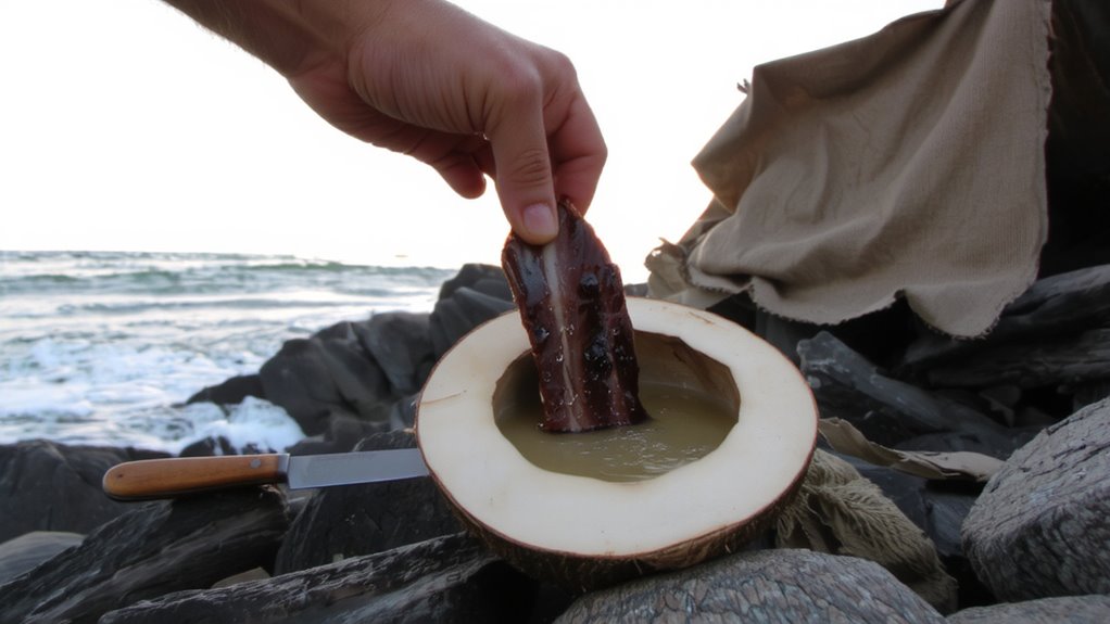 saltwater preserves meat temporarily