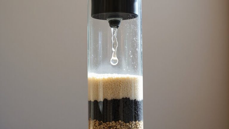 sand gravel charcoal filtration