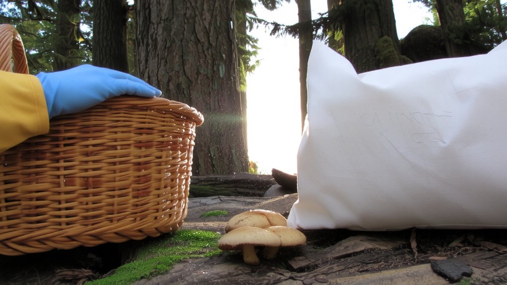 sanitize foraging gear regularly