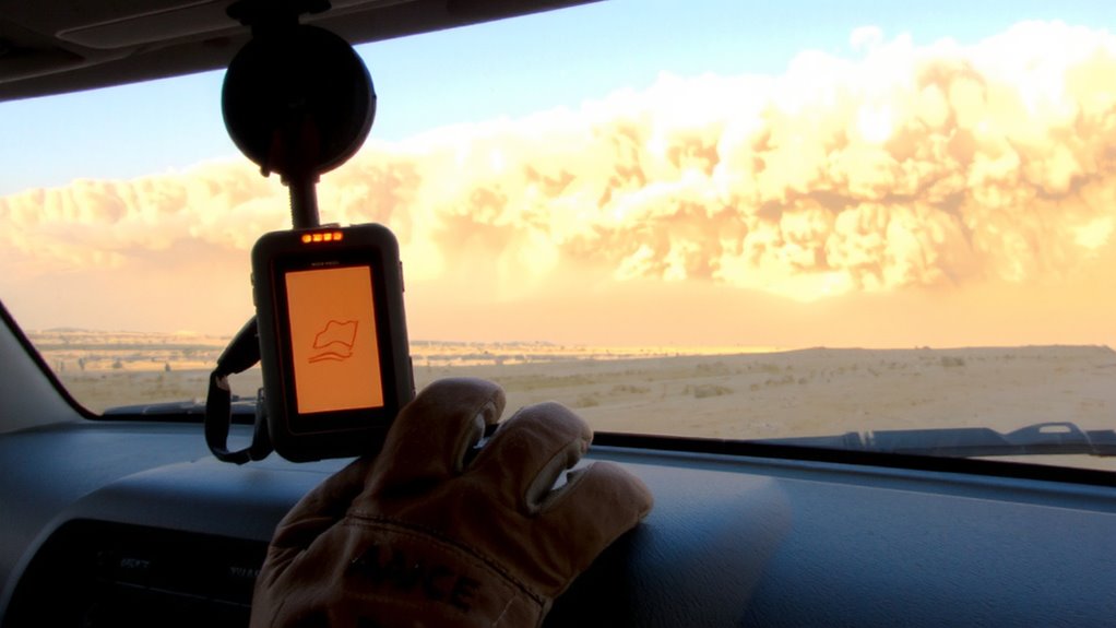 satellite connected dust storm alerts