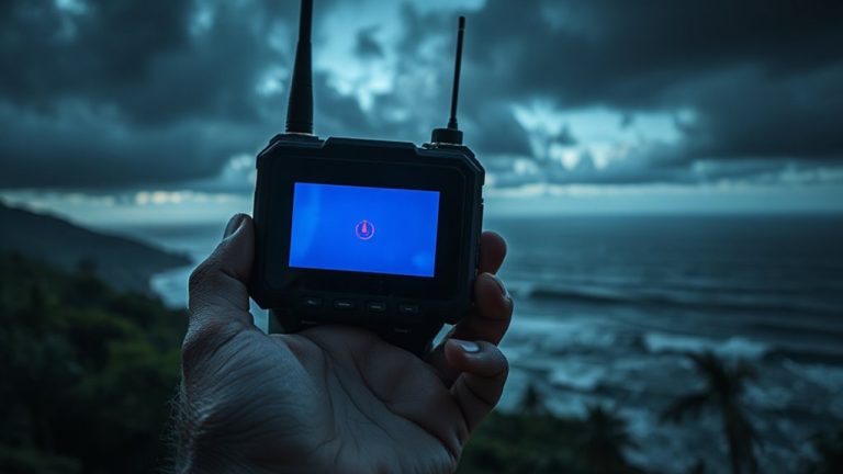 satellite devices for tsunami alerts